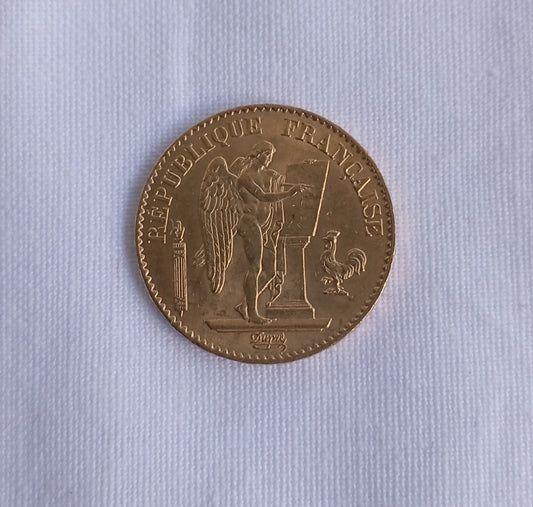 Antique 20 Francs Gold Coin